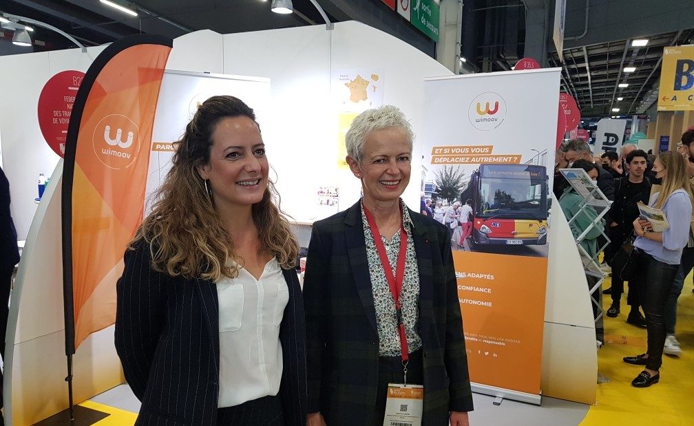 Directrice générale Wimoov et Brigitte Klinkert au salon des maires et des collectivités locales